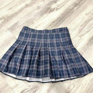 plaid tennis skirt